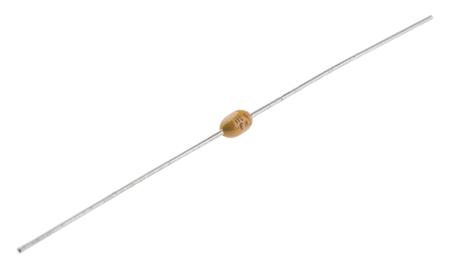 C410C103K1R5TA KEMET 10nF Multilayer Ceramic Capacitor MLCC, 100V dc V, ±10% , Axial