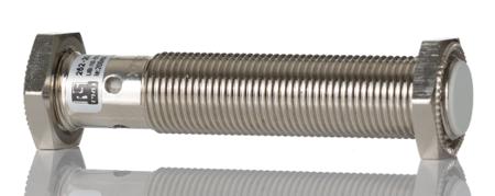 252-2038 RS PRO Inductive Barrel-Style Proximity Sensor, M12 x 1, 4 mm Detection, PNP Output, 10 to 30 V dc, IP67