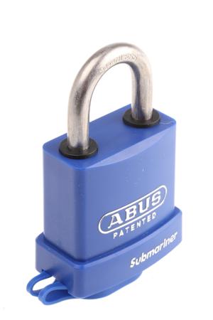 83WPIB/53 ABUS Key Weatherproof Stainless Steel Heavy Duty Padlock, 8mm Shackle, 56.5mm Body