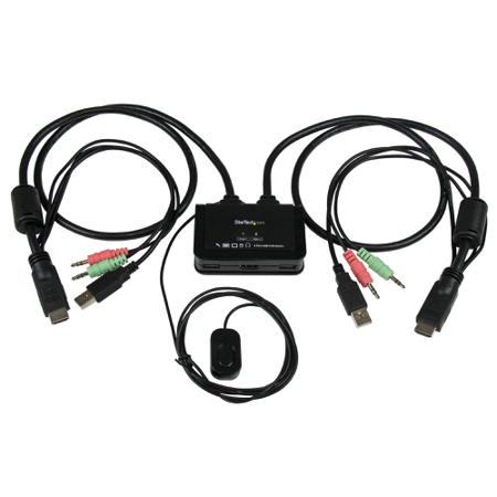 SV211HDUA StarTech.com 2 Port USB HDMI KVM Switch, 3.5 mm Stereo 1920 x 1200 Maximum Resolution