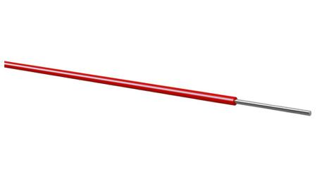 YV-0-4-0-80MM-RED-PVC Kabeltronik YV Series Red 0.13 mm² Hook Up Wire, 26 AWG, 0.4/0.80 mm, 100m, PVC Insulation, YV 0.4/0.80MM RED PVC