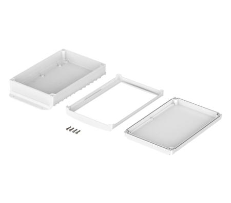 48318633-HMT2 Bopla BoVersa Series White Polycarbonate Desktop Enclosure, 323 x 185 x 76mm
