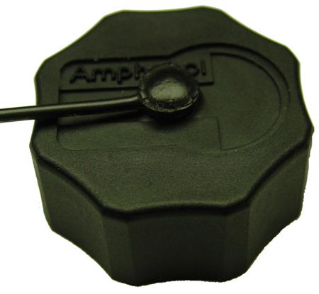 RJFRBC7 Amphenol Socapex, RJFRB Corded Dust Cap for use with RJ45