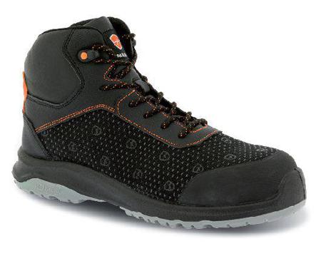 07RACER-78-24-PT-47 Parade RACER Black Composite Toe Capped Unisex Ankle Safety Boots, UK 14, EU 47