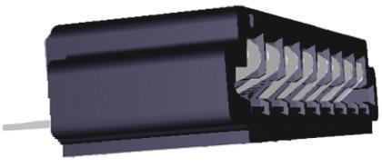 6-487509-1 TE Connectivity Trio-Mate 2.54mm Pitch 12 Way Straight Female FPC Connector, Vertical Contact