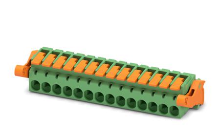 1110620 Phoenix Contact, 5.08mm Pitch, 14 Way, , Pluggable Terminal Block, Plug, Cable Mount, Push-In Termination,
