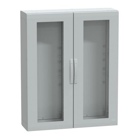NSYPLA12103TG Schneider Electric NSYPLA, Double Door Floor Standing Enclosure, 1250 x 1000 x 320mm, IP65