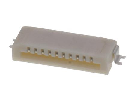 52793-1070 Molex, 52793 1 mm Pitch 10 Way Right Angle FPC Connector, Surface Mount