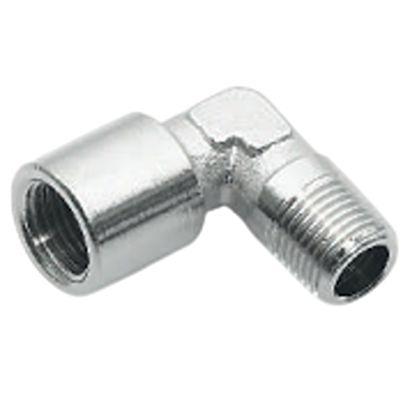 FLM02-02 SMC FLM Series Elbow Fitting, R 1/4 to G 1/4, Threaded-to-Tube Connection Style,