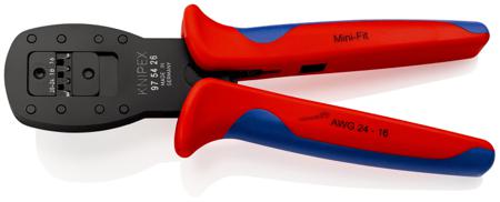 97 54 26 Knipex Hand Ratcheting Crimp Tool for Micro Plugs in the Micro-Fit Series From Molex LLC