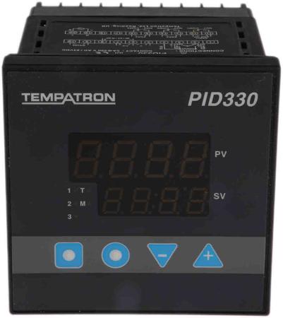 PID330MH-0000 Tempatron PID330 PID Temperature Controller, 96 x 96 (1/4 DIN)mm, 2 Output Relay, 85 → 270 V ac Supply Voltage