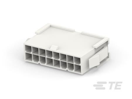 1-1969605-6 TE Connectivity Housing, 16 Way, Plug, VAL-U-LOK, Panel Mount, 600 V ac