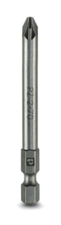 1212595 Phoenix Contact Pozidriv Screwdriver Bit, PZ2 Tip