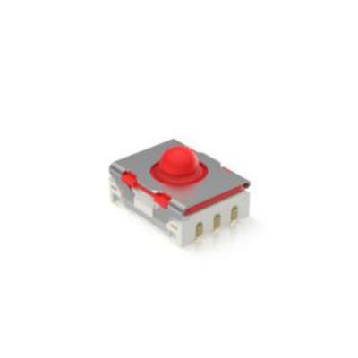 1-14-002-111-0000 Red Momentary Tactile Switch, 1 NO 100mA 6.4mm PCB