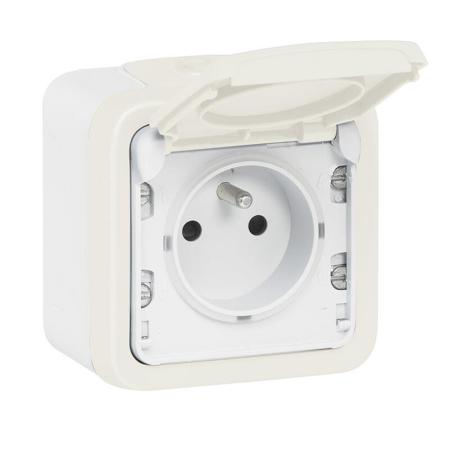 069918 Legrand Black Plug Socket, NF Socket