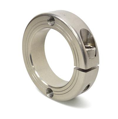 FHT-MCL-45-SS Ruland Collar, One Piece, Clamp Screw, Bore 45mm, OD 73mm, W 19mm, Stainless Steel