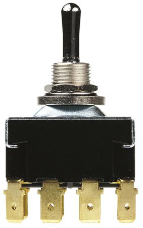 A4TP15W04 TE Connectivity 4PDT Toggle Switch, On-Off-On, IP67, Panel Mount