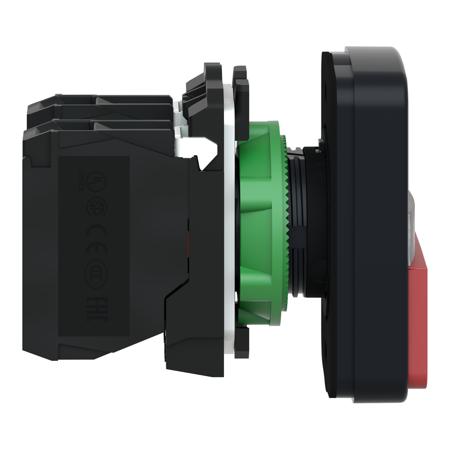 XB5AW73731B5 Schneider Electric Harmony XB5 Illuminated Green, Red Push Button NO/NC Spring Return