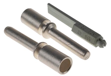 95044-01 Rema Black Chassis Mount Industrial Power Plug, Rated At 160A, 150 V ac