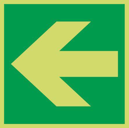 763-1828 RS Pro Plastic Fire Safety Sign Fire Safety Sign with English Text Self-Adhesive, 450 x 150mm