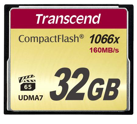 TS32GCF1000 Transcend CompactFlash 32 GB MLC Compact Flash Card