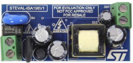 STEVAL-ISA196V1 STMicroelectronics 5 V / 1.2 A Non-Isolated Flyback Converter using VIPerPlus VIPer114LS Flyback Converter for