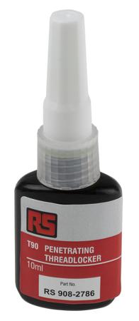 908-2786 RS PRO T90 Green Threadlocking Adhesive, 10 ml, 24 h Cure Time