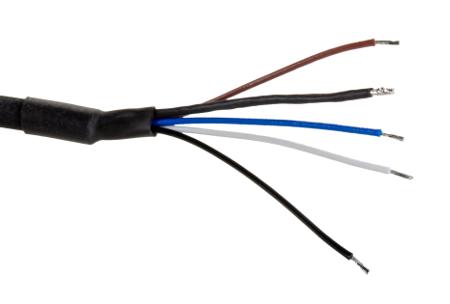 282-5366 RS PRO Right Angle Female 4 way M8 to Cable, 10m