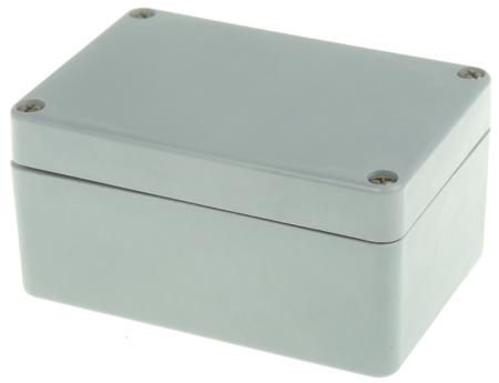 P 081106 ENCLOSURE Fibox Euronord II Series Grey Polyester Enclosure, IP65, Grey Lid, 110 x 75 x 55mm
