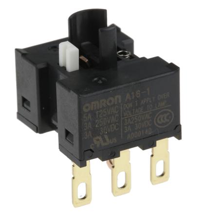 A16-1 Omron Contact Block for Use with Push Button Switch, 1CO