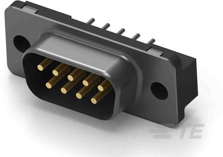 5747871-2 TE Connectivity Amplimite HD-20 9 Way Through Hole D-sub Connector Plug, 2.74mm Pitch