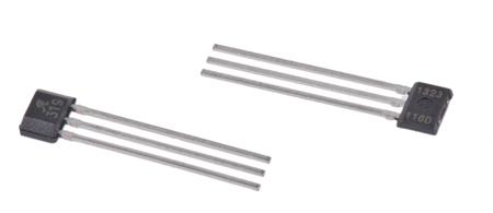 A1319LUA-5-T Allegro Microsystems 1-Axis Through Hole Hall Effect Sensor 3 V 3.6 V, Analogue, SIP, 3-Pin
