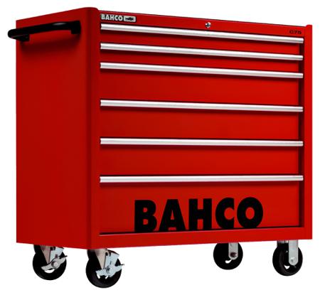 1475KXL6RED Bahco 6 Shelf Trolley, 986 x 501 x 1100mm, 30kg Load