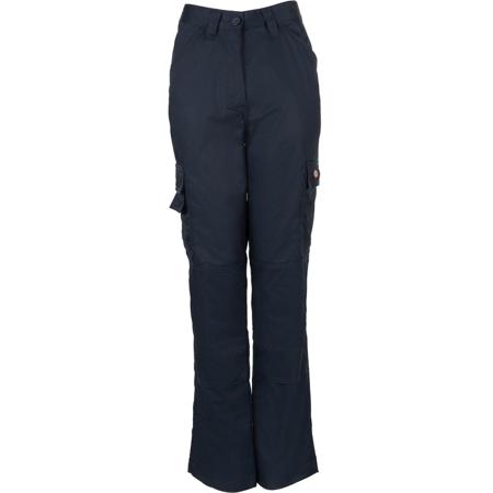 DK0A867X0DN1 Dickies DK0A867X Women's Dark Navy Trousers Regular, Size 12