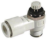 AS1211F-U10-32-04 SMC AS series Flow Controller, UNF 10-32 Male Inlet Port x 4mm Tube Outlet Port