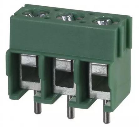 1935174 Phoenix Contact PT 1.5/3-5.0-H Series PCB Terminal Block, 5mm Pitch, Through Hole Mount, Screw Termination