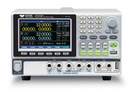 T3PS33203P Teledyne LeCroy T3PS Series Digital Bench Power Supply, 0 → 32V, 0 → 3A, 3-Output, 0 → 50W
