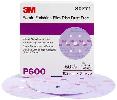 7100123053 3M Hookit Aluminium Oxide Sanding Disc, 150mm, P600 Grade, 25.8 ±1μm Grit, , 200 in pack