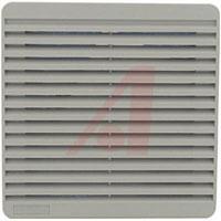 XPFA120GY Grill, Filter Fan; Grey; 4.70 in. Square Fan; 5.91 in.; ABS Plastic; Synthetic