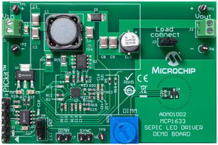 ADM01002 Microchip, LED Driver Dev Board,
