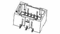 3-292229-6 TE Connectivity AMP Mini CT Series Vertical Surface Mount PCB Header, 36 Contact(s), 1.5mm Pitch, 2 Row(s), Shrouded