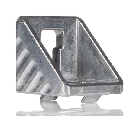 3842528967 Bosch Rexroth M8 Angle Bracket, Connecting Component, Strut Profile 40 mm, Groove Size 10mm