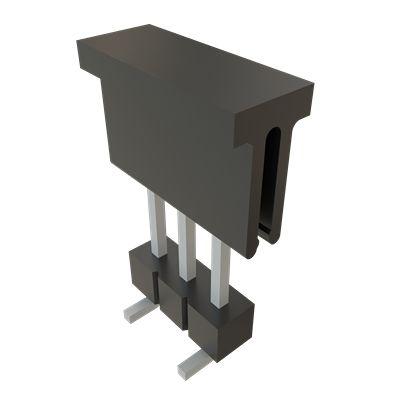 TSM-103-03-T-SV-P-TR Samtec TSM Series Vertical Surface Mount PCB Header, 3 Contact(s), 2.54mm Pitch, 1 Row(s), Unshrouded
