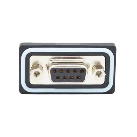 SDF-V09-213L011 Norcomp SDF 9 Way Vertical PCB D-sub Connector Socket, 2.74mm Pitch, with 4-40 Screw Locks