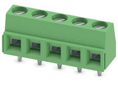 1729047 Phoenix Contact MKDSN 1.5/5 Series PCB Terminal Block, 5-Contact, 5mm Pitch, Through Hole Mount, 1-Row, Screw
