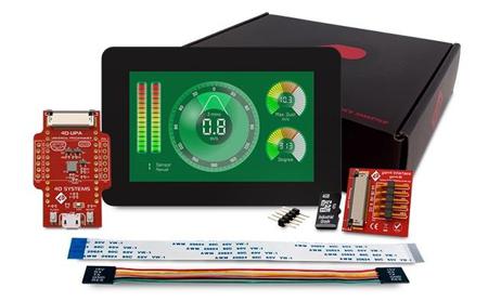 SK-GEN4-70DCT-CLB-WVA 4D Systems ,  7in TFT Starter Kit With 4D-UPA, gen4-uLCD-70DCT-CLB-WVA for