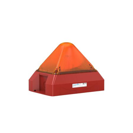21561104000 Pfannenberg PY X-L-15 Series Amber Flashing Beacon, 230 V ac, Free Mount, LED Bulb, IP66