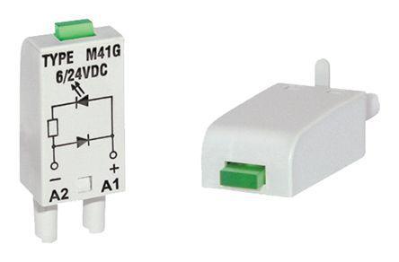 M91G-GREY Relpol Terminal Accessories LED Indicator Varistor Module 1 Piece