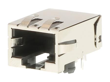 44661-0011 TE Connectivity 44661 Series Female Ethernet Connector, Through Hole, Cat5, Cat5e Right Angle 1 Port 8 -Way