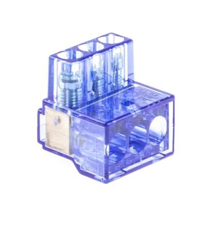 868-0786 RS Pro Non-Fused Terminal Block, 3 Way/Pole, Screw Terminals, 6 mm² Panel Mount, PC, 450 V